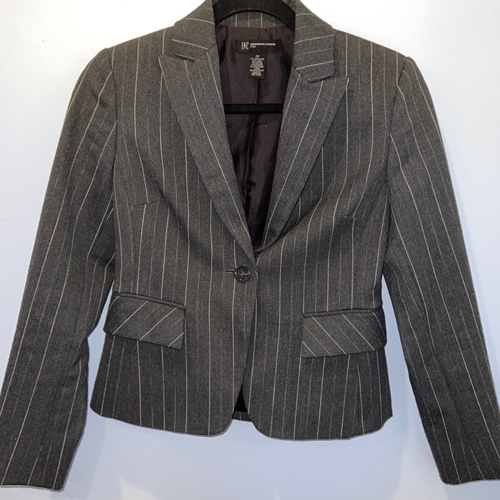 INC Striped Blazer